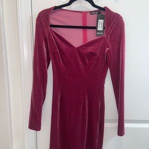 Nasty Gal velvet dress